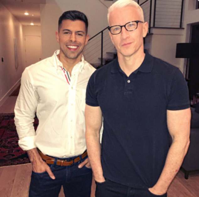 Jornalista Anderson Cooper e ex-namorado Benjamin Maisani