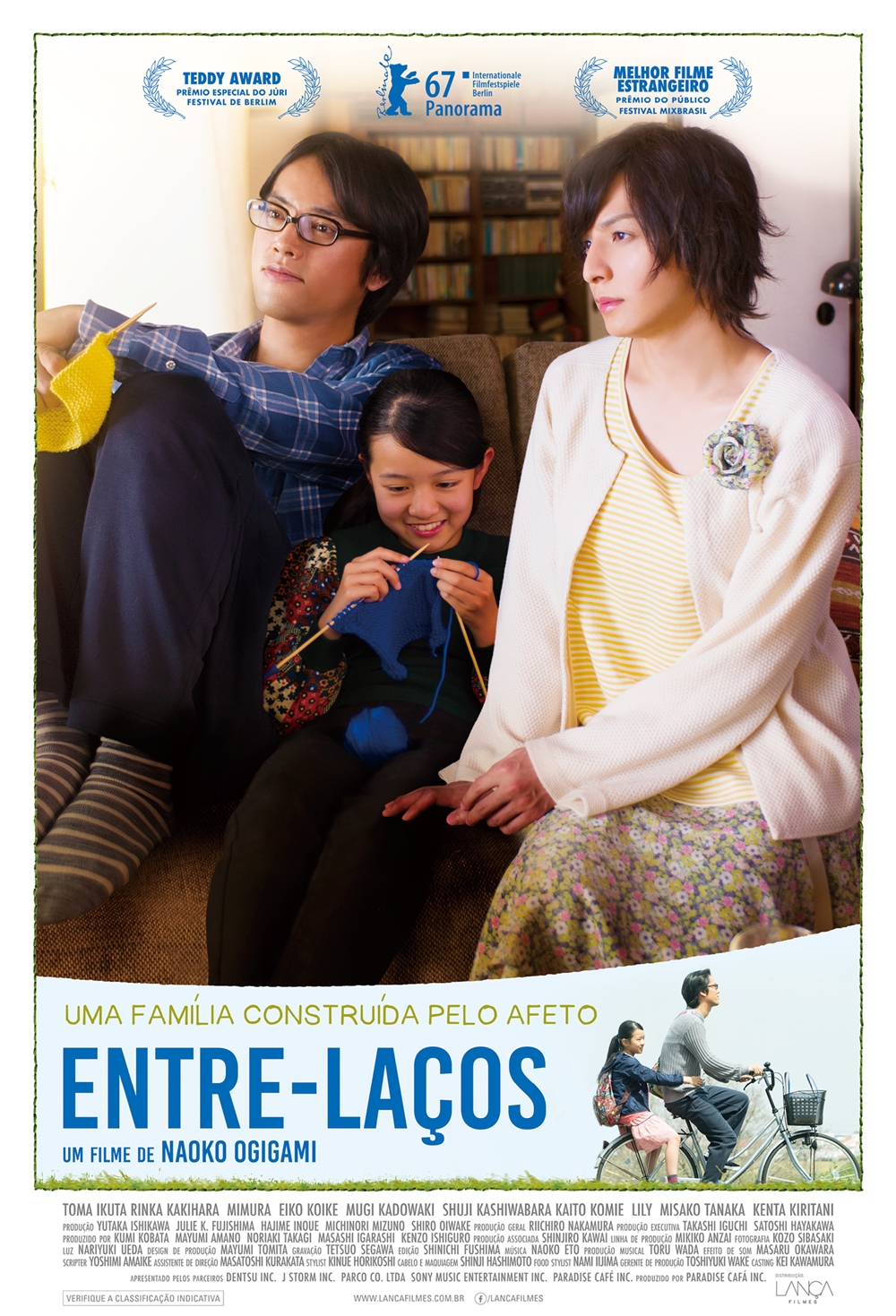 Cartaz nacional do drama japonês LGBT "Entre Laços"