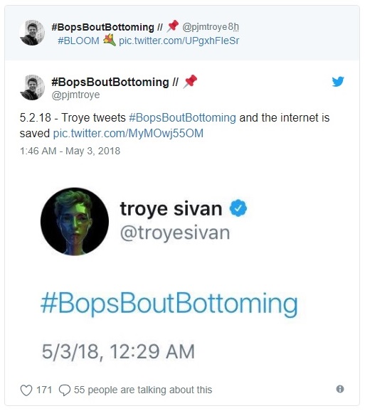 Troye Sivan afirma em tuíte que nova música é sobre ser passivo