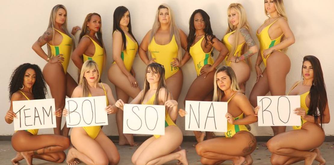 Candidatas ao Miss Bumbum apoiam candidatura à presidência de Jair Bolsonaro (PSL)