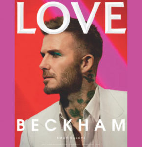 Dadvid Beckham surge maquiado na capa da "Love Magazine"