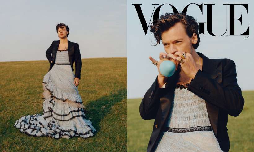 Harry Styles em capa da Vogue Estados Unidos