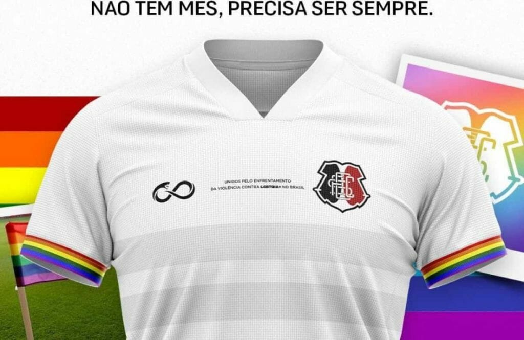Santa Cruz Futebol Clube divulga camisa em combate a violência LGBTQIA+