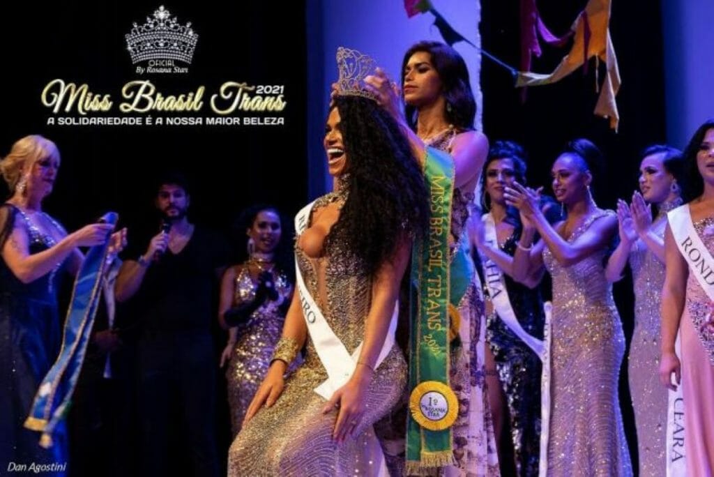 Nicolle Laís, foi eleita a Miss Brasil Trans 2021