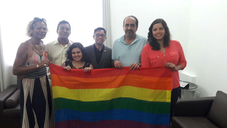 Kalil durante reunião nessa na sede prefeitura de BH, com representante da população LGBT