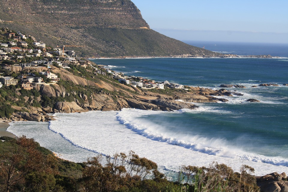Praia em Cidade do Cabo
