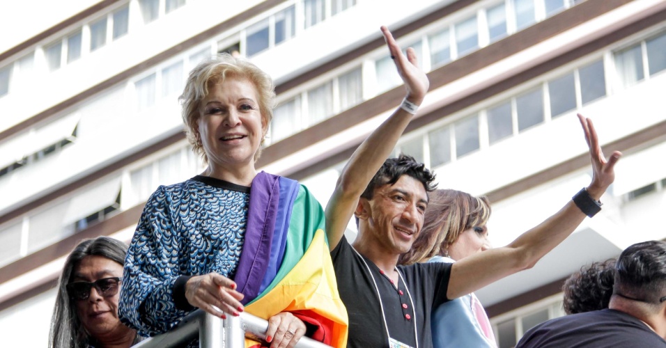 Marta Suplicy na Parada LGBT de SP