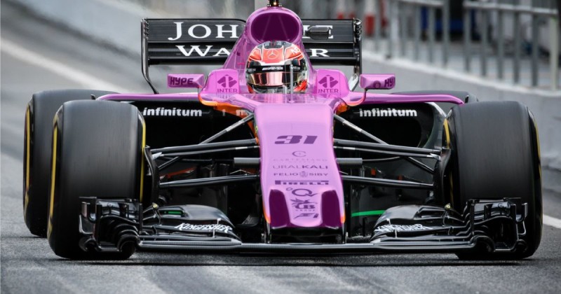 Equipe adotou pintura cor-de-rosa após acordo com patrocinadora austríaca