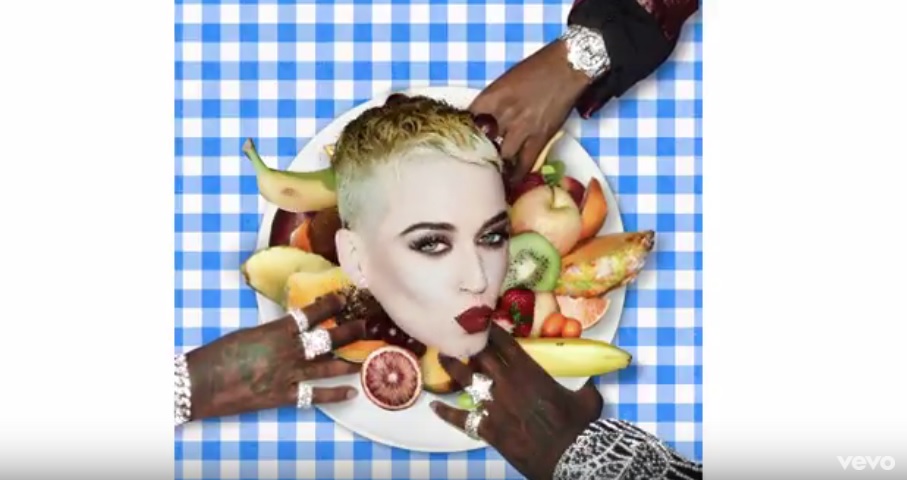 Foto divulgação do novo single da cantora Katy Perry