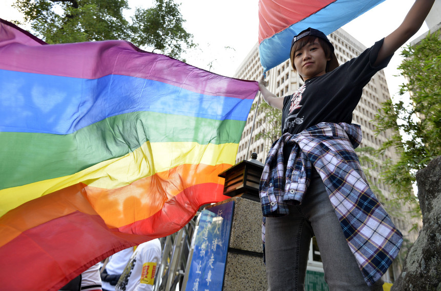 Os direitos da comunidade LGBT ganharam peso ao longo do último ano e teve grande apoio de Tsai Ing-wen (a primeira mulher a ser eleita Presidente do país)