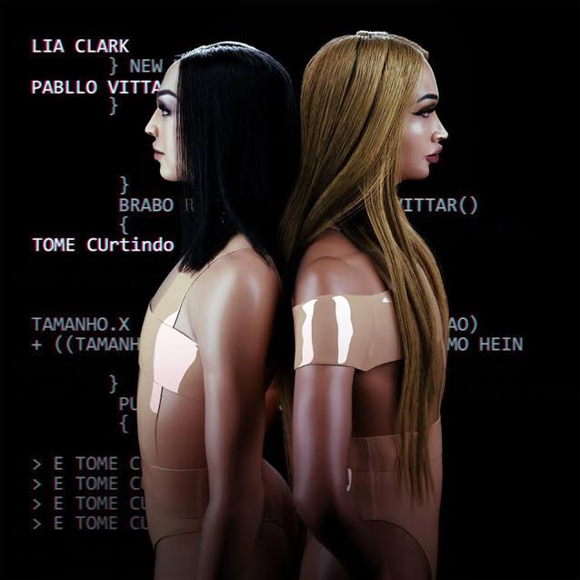 Capa do single entre Pabllo Vittar e Lia Clark