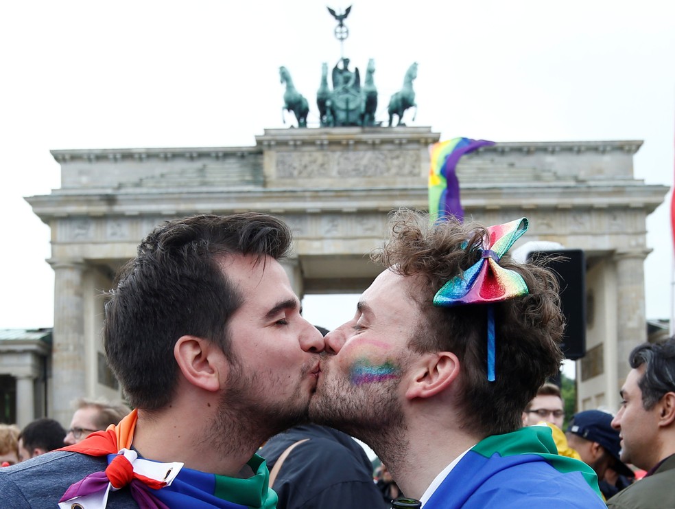 Ao todo, 393 deputados votaram a favor do casamento gay na Alemanha