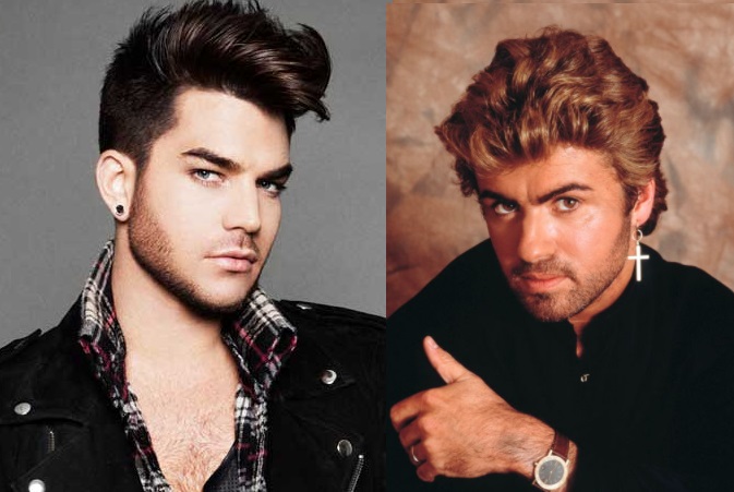 O cantor norte-americano Adam Lambert participará de tributo em homenagem a George Michael em Los Angeles (FOTOS: Billboard e The Sun)