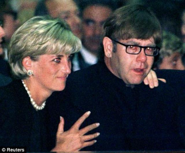 Elthon John gravou depoimento sobre princesa Diana para documentário