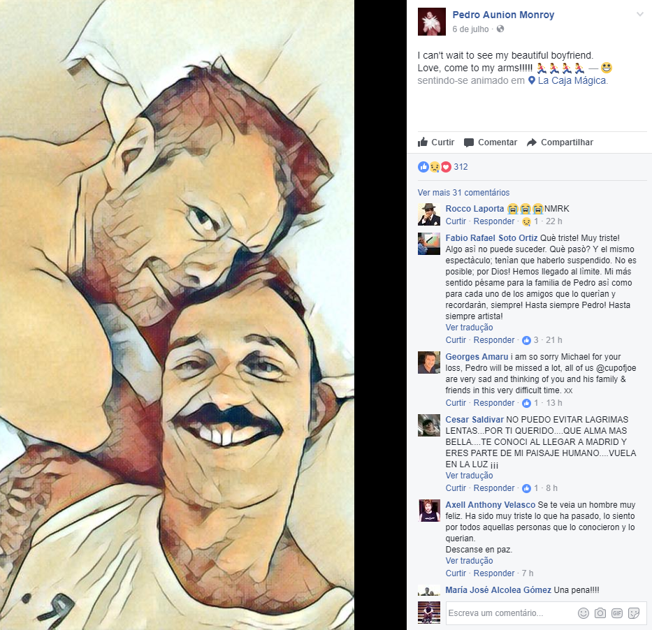 Acrobata escreve mensagem no Facebook ao namorado antes de morrer durante performance (FOTOS: Facebook)