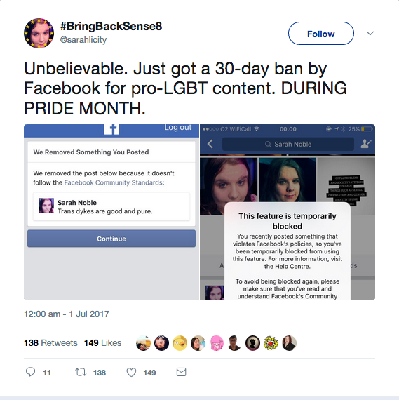 Lésbicas são banidas do Facebook por usarem termo considerado inadequado
