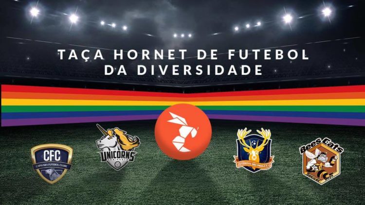 A 1ª Taça Hornet de Futebol da Diversidade acontece neste sábado (29