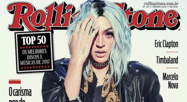 A drag queen Pabllo Vittar é destaque na revista Rolling Stone