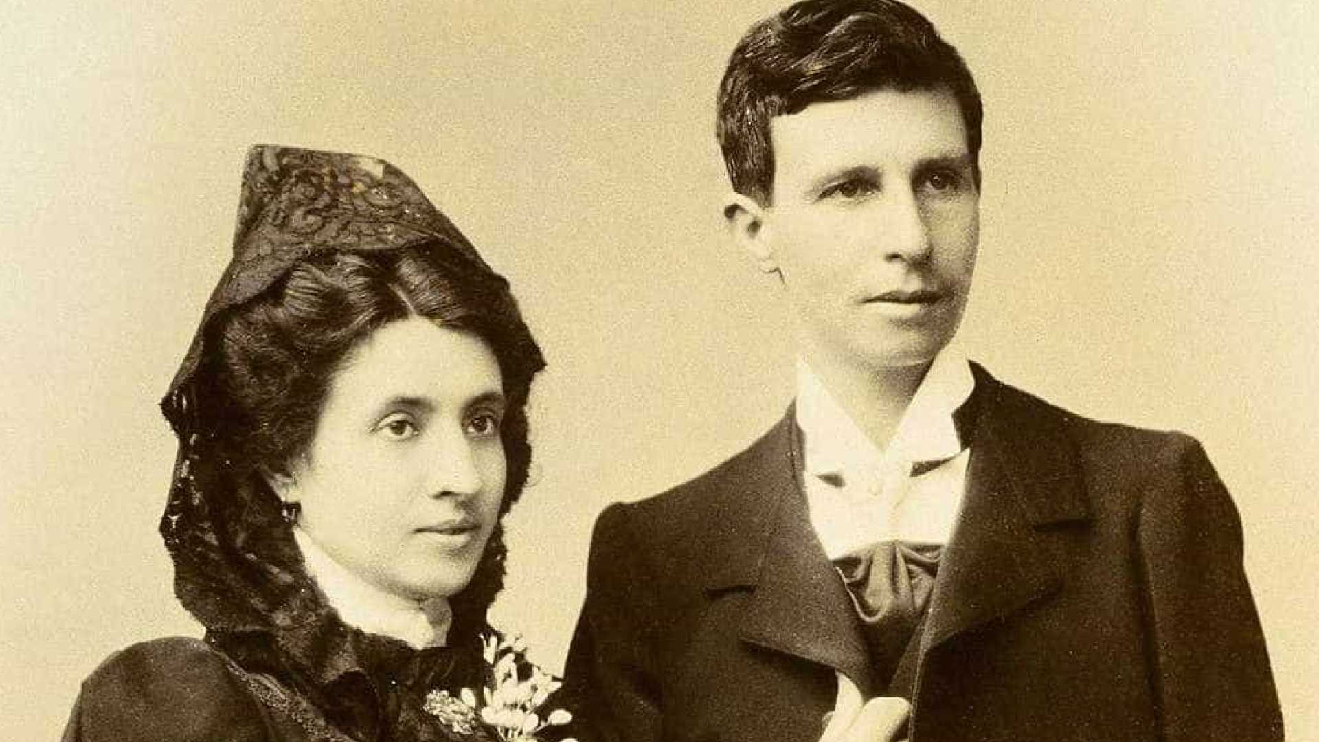 Casamento Marcela e Elisa na Espanha em 1901