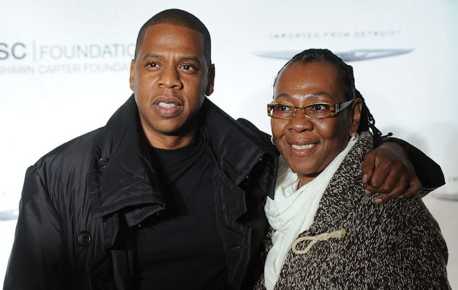 rapper Jay-Z e sua mãe Gloria Carter