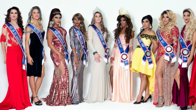 Transformistas finalistas do Miss Pernambuco Gay