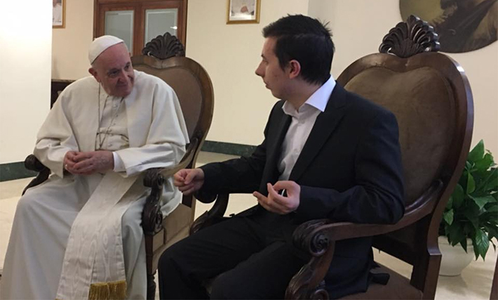 Papa Francisco recebe Marin