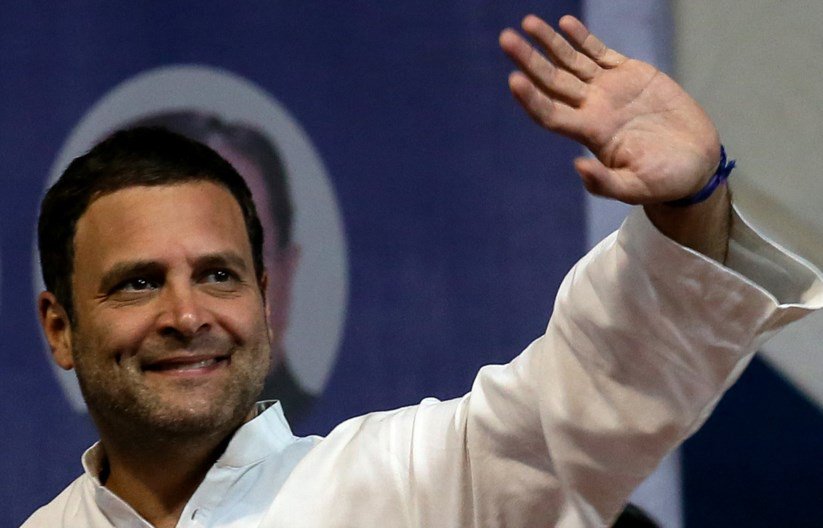 Presidente congressista Rahul Gandhi
