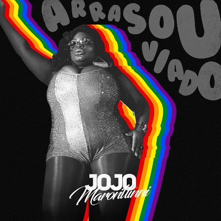Capa do novo single de Jojo Todynho "Arrasou Viado"