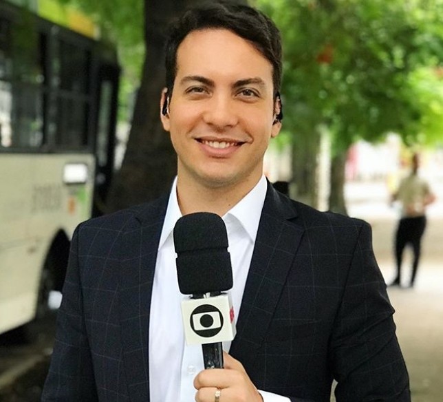 O repórter da Globo Diego Haidar