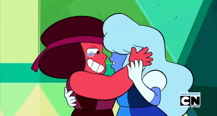 O desenho animado Steven Universo retrata romance lésbico em nova temporada