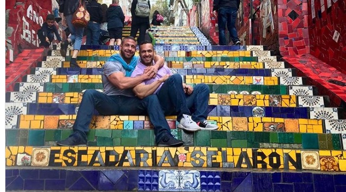 Ex-atores pornô gays Ruggerto Freddi e Gustavo Leguizamón