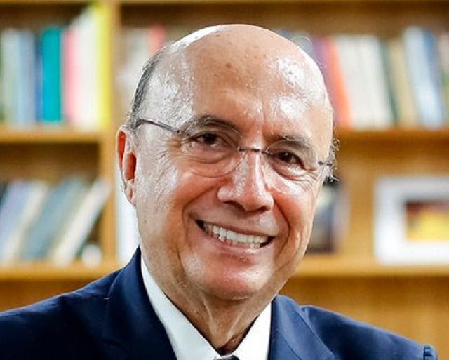 O candidato à presidência Henrique Meirelles