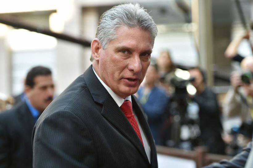 Presidente de Cuba Miguel Díaz Canel