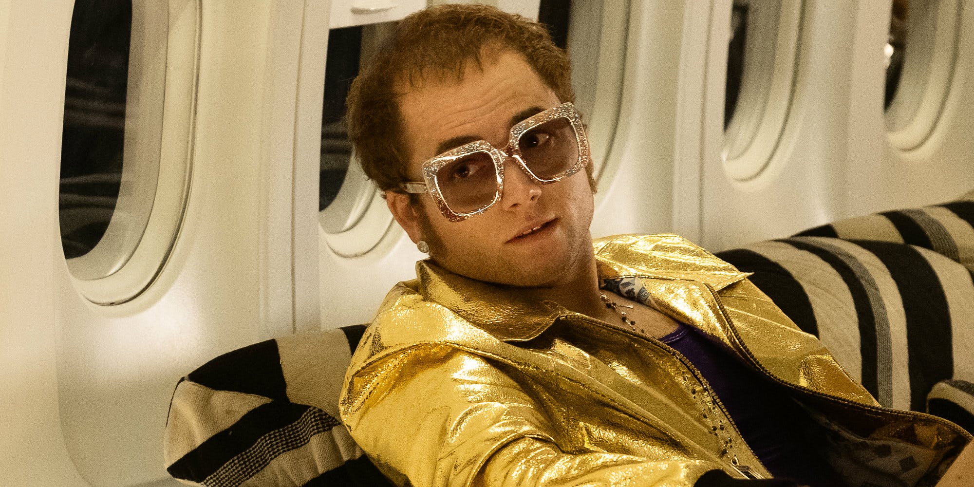 Taron Egerton como Elton John no Rocketman