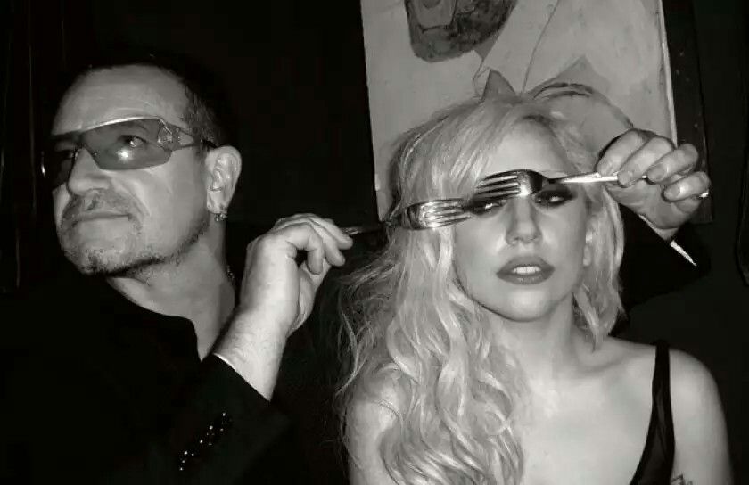 Bono Vox e Lady Gaga