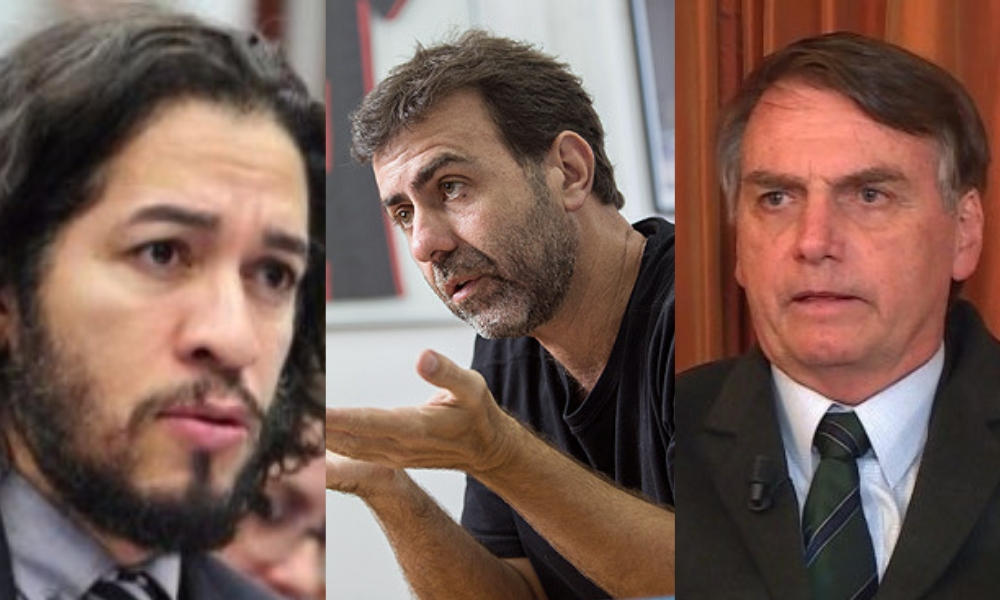 Jean Wyllys, Marcelo Freixo e Jair Bolsonaro