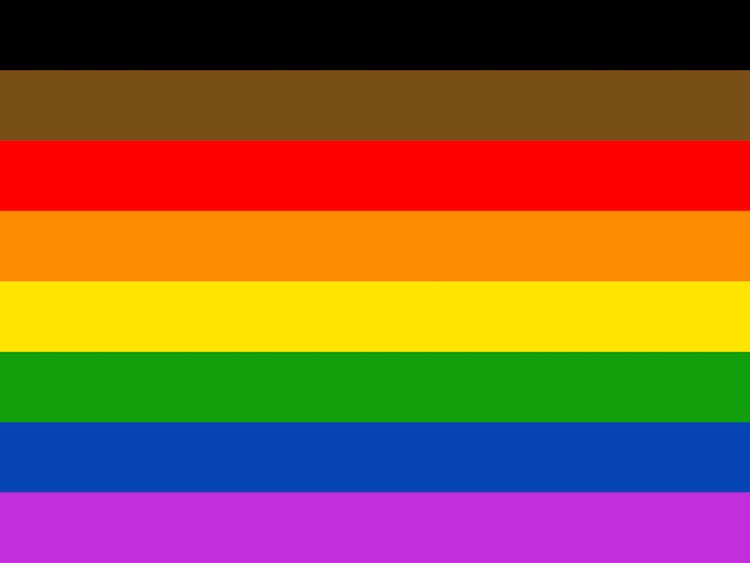 Bandeira LGBT inclusiva