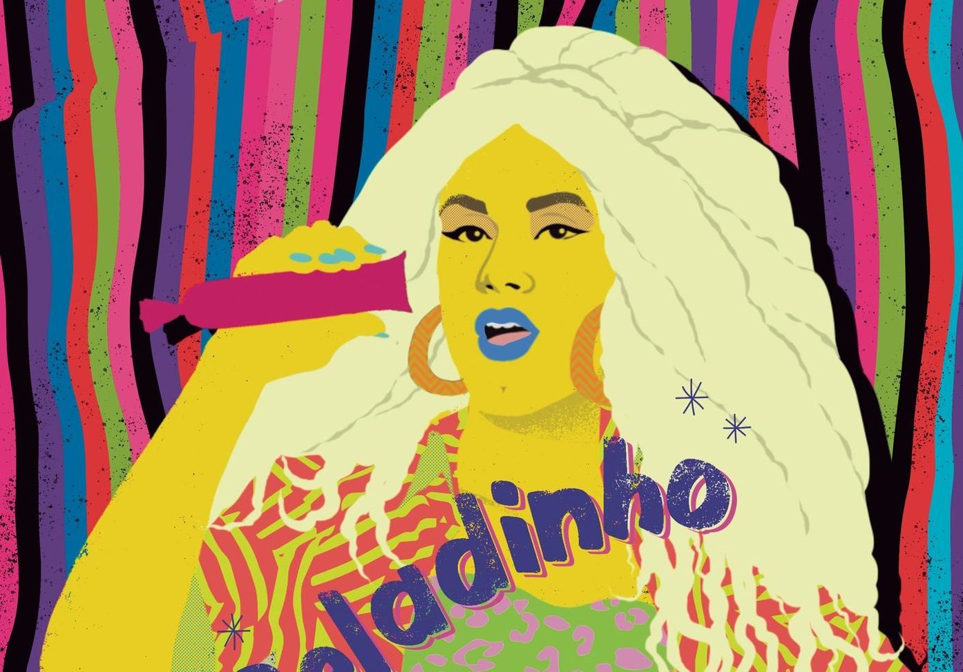 Capa de Geldinho, single de Aretuza Lovi