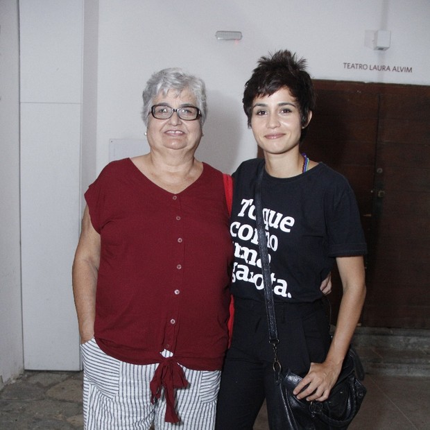 Nanda Costa e sua avó, Maria Inês