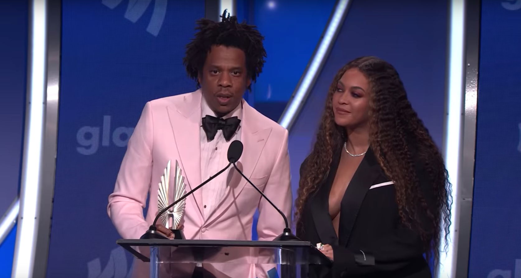 Beyoncé e Jay-Z recebem GLAAD Awards