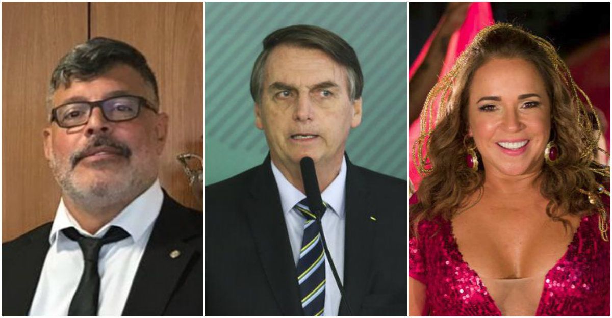 Jair Bolsonaro, Alexandre Frota e Daniela Mercury