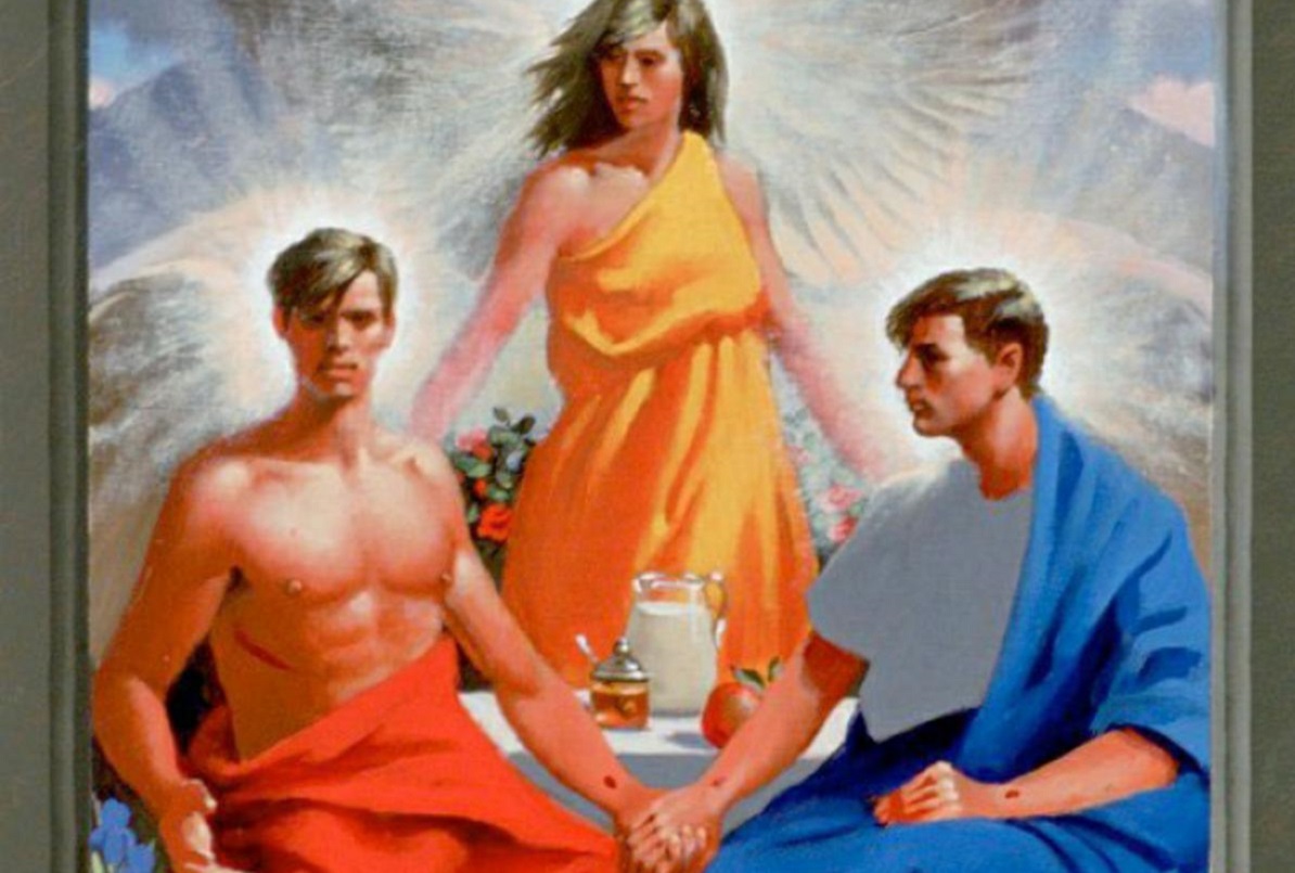 Obras do pintor Doug Blanchard que retrata Jesus Cristo em uma versão contemporânea gay