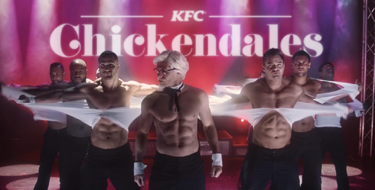 KFC lança campanha com homens sarados descamisados para o Dia das Mães