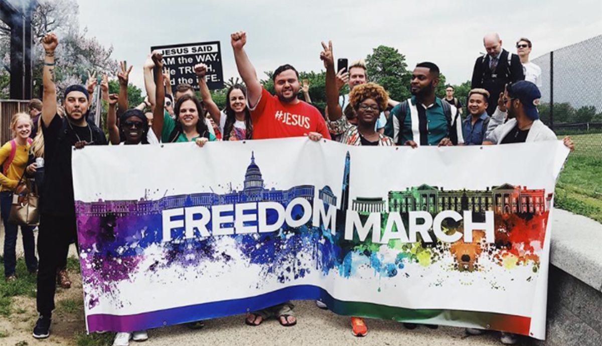 A Freedom March acontece neste sábado (25) (Divulgação)