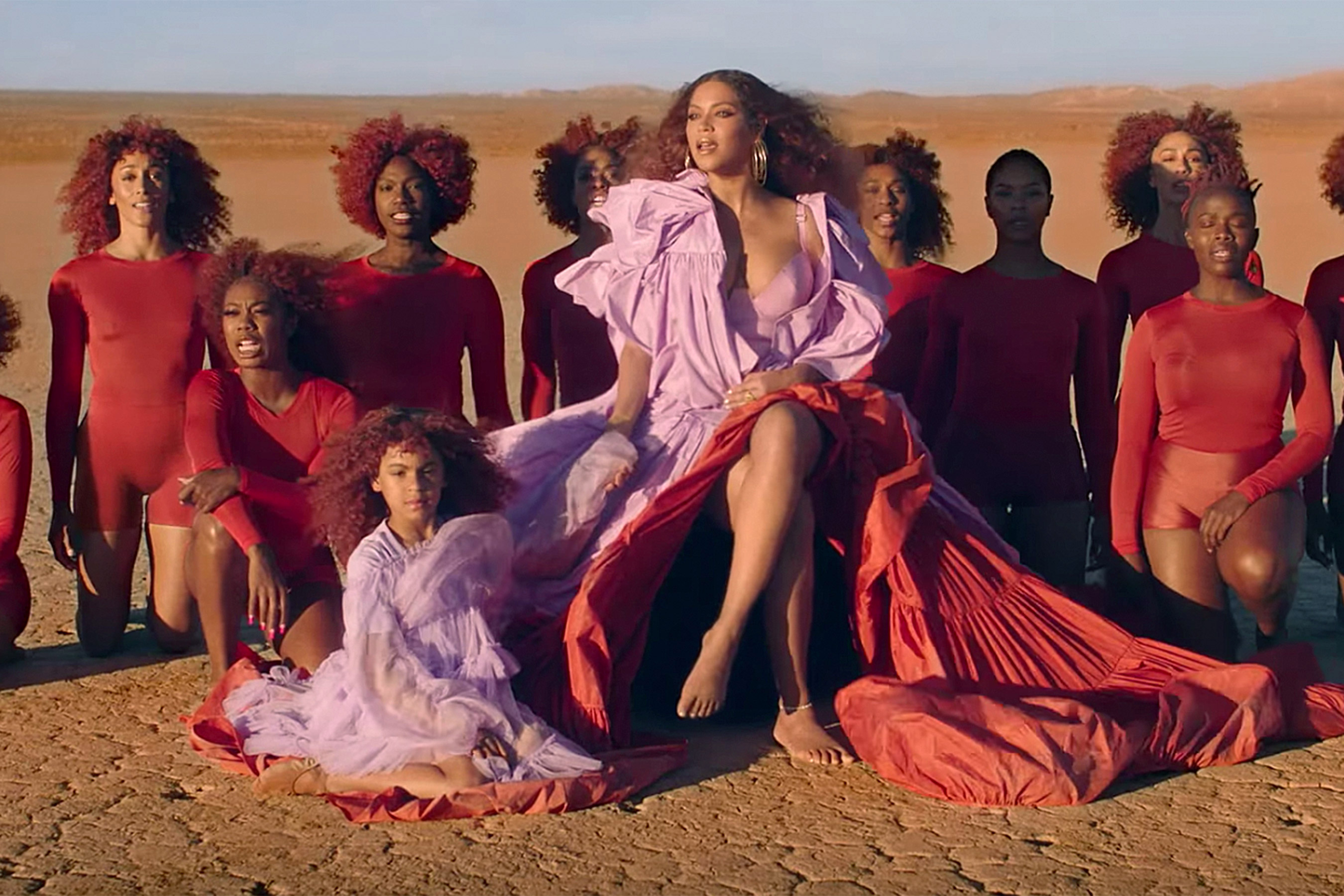 Beyoncé no clipe de Spirit (Reprodução/Youtube)