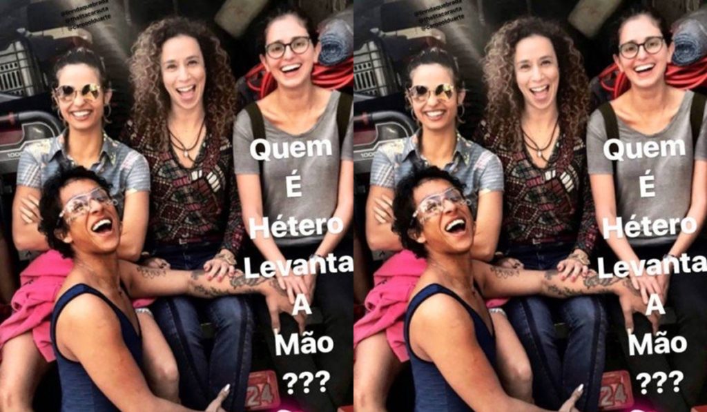 Nanda Costa e as amigas LGBTs (Reprodução/Instagram)