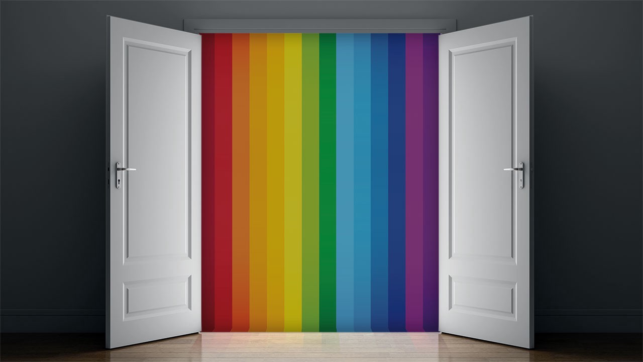 Armário arco-íris
