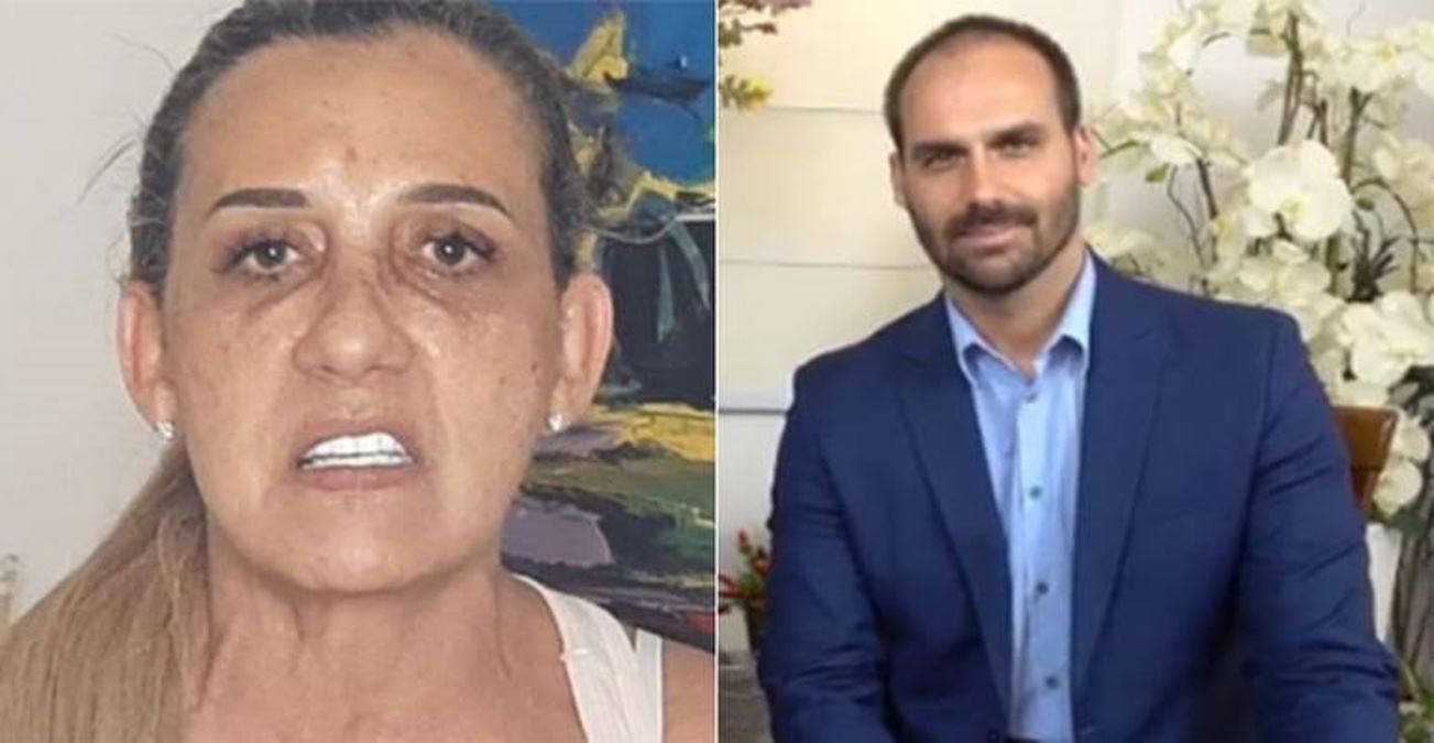 Rita Cadillac dispara contra Eduardo Bolsonaro sobre pornô: 