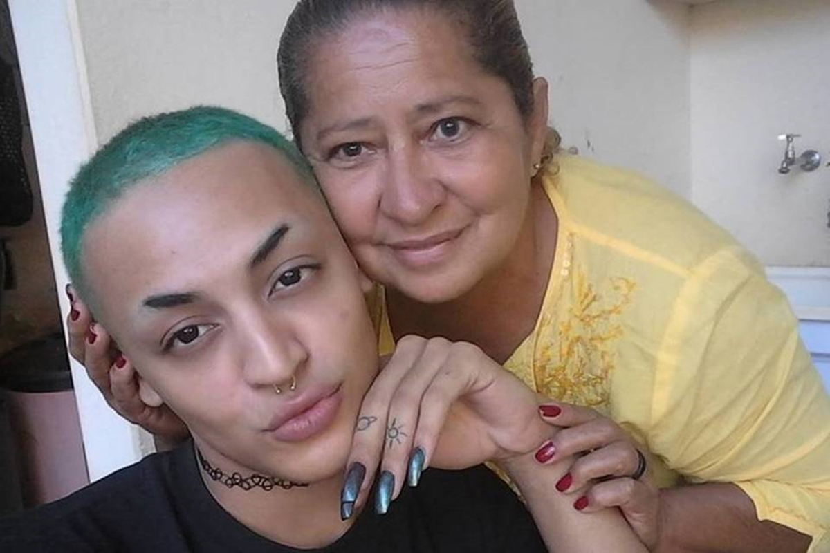 Pabllo Vittar e sua mãe, Verônica Rodrigues (Reprodução/Instagram)