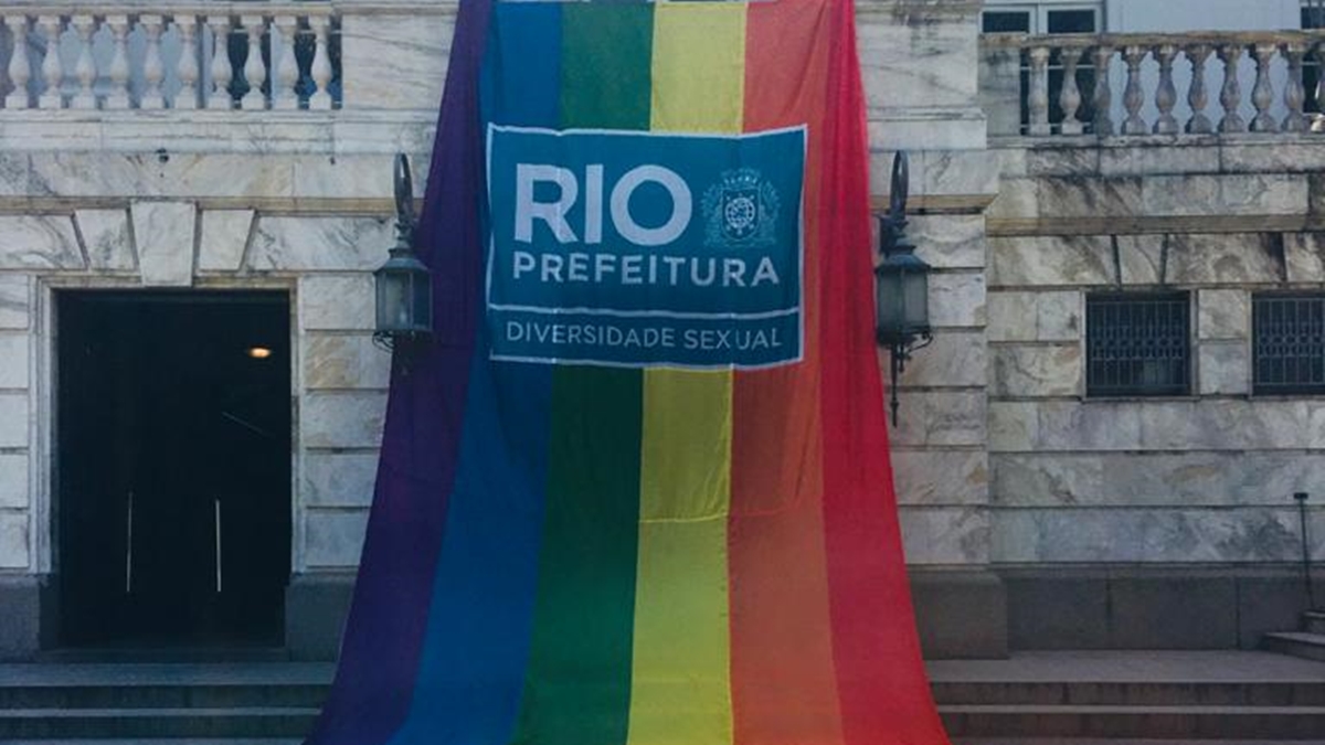 Bandeira LGBT da Coordenadoria Especial da Diversidade Sexual (Divulgação)